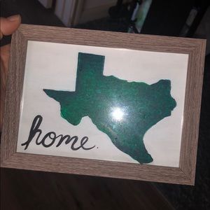 Framed “Home” decor